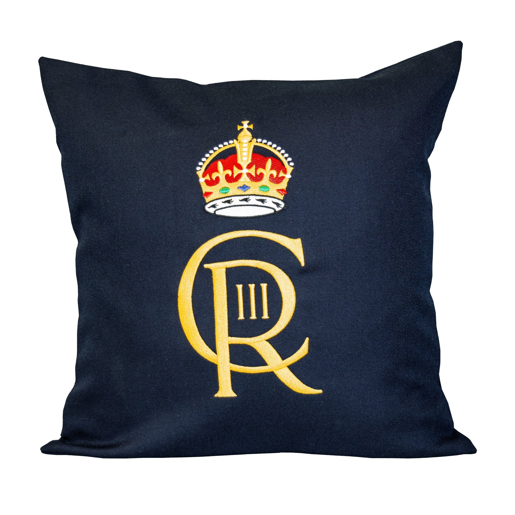 CIIIR Cypher (King's Crown) Machine Embroidered Cushion Cover