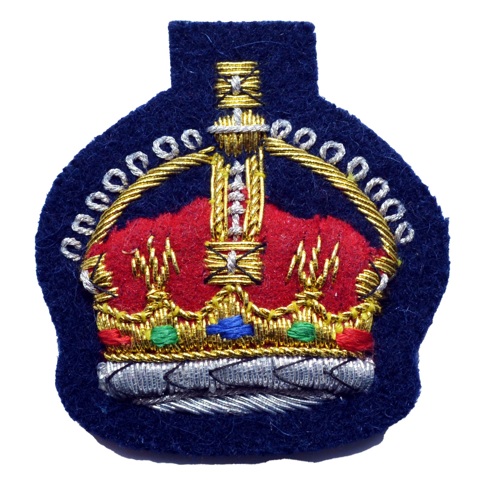 (King's Crown) Flight Sergeant Large Crown Qualification Badge Royal Air Force (RAF) Band Badge