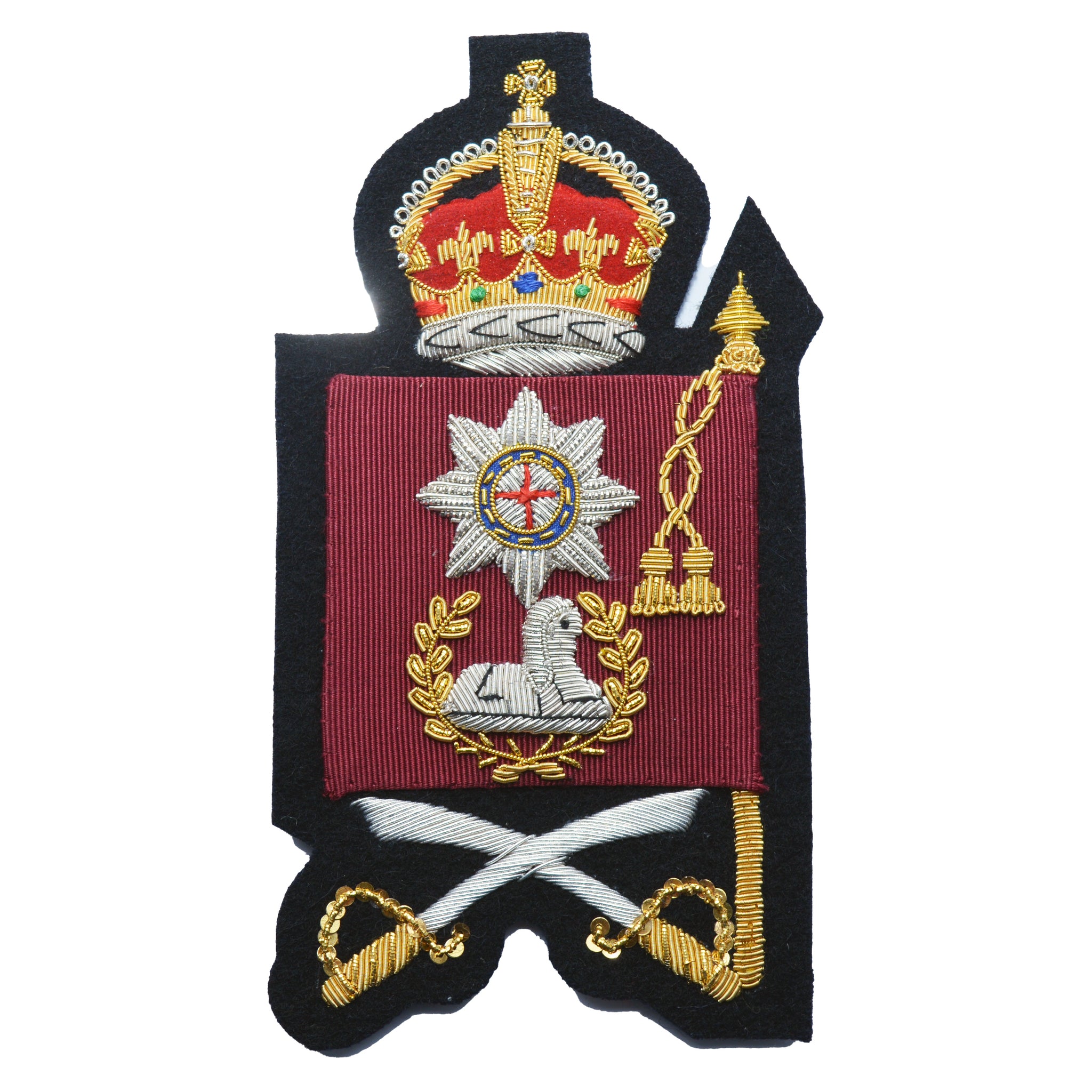 (King's Crown) Warrant Officer Class 2 (WO2) Colour Sergeants and Company Quartermaster Sergeants  Coldstream Guards British Army Badge