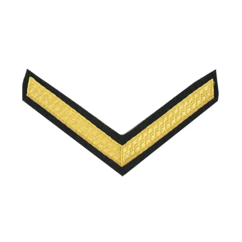1 Bar Chevrons Lance Corporal (LCpl) Scottish Regiments Infantry Service Stripe British Army Badge wyedean