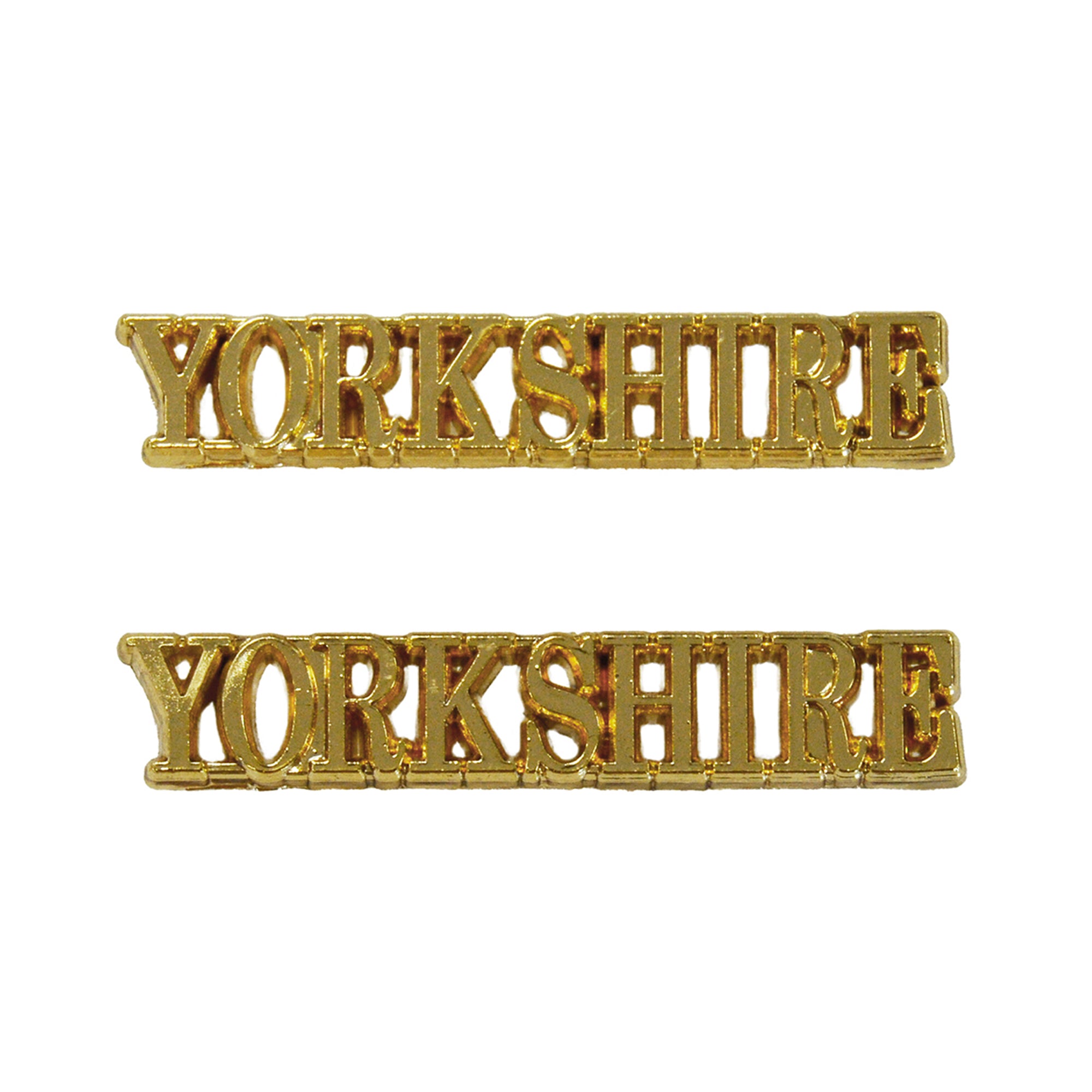 The Yorkshire Regiment Insignia, Shoulder Title Metal Pin Badges