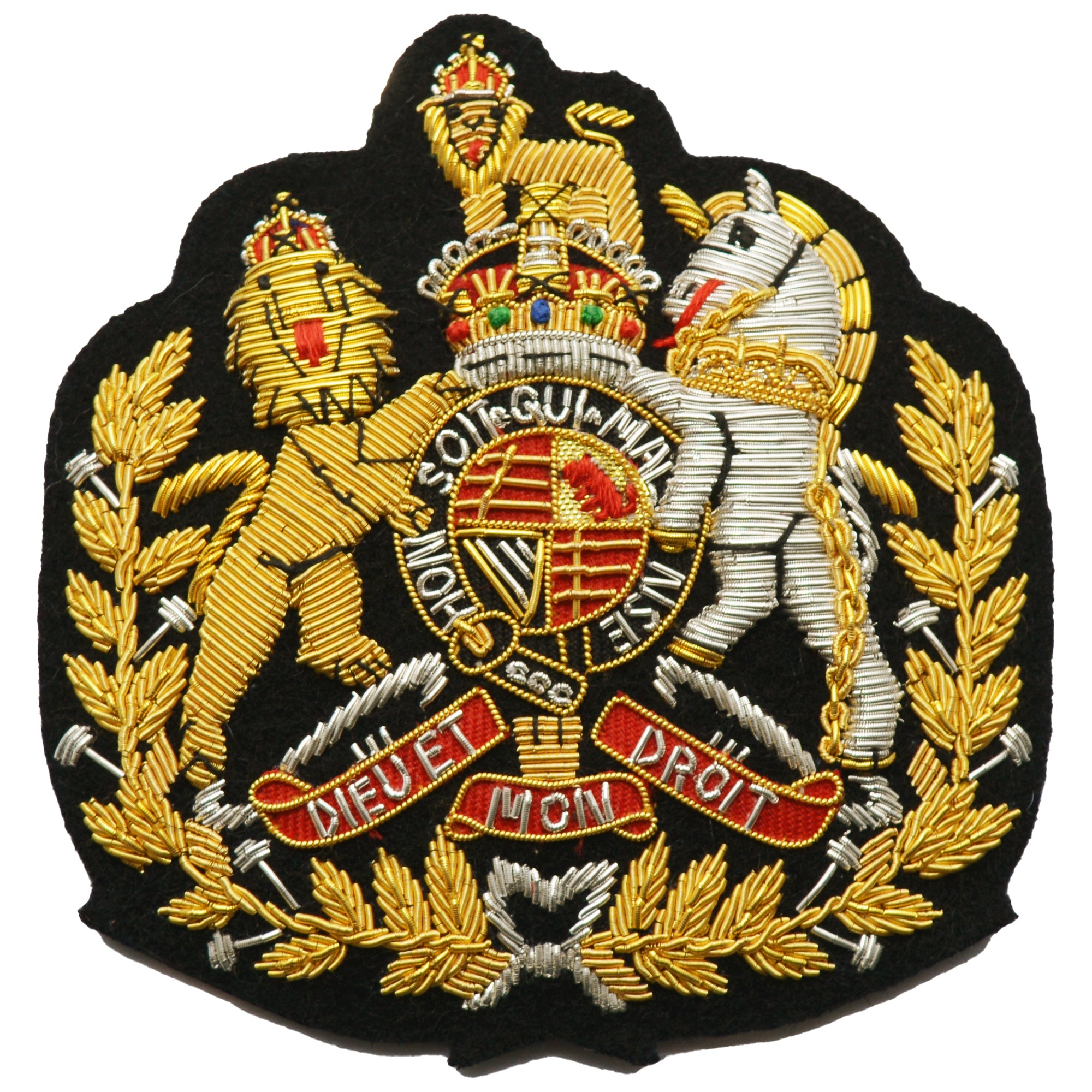 (Kings Crown) Corps and Command Regimental Sergeant Major (RSM) Royal Arms Rank Badge British Army and Royal Marines