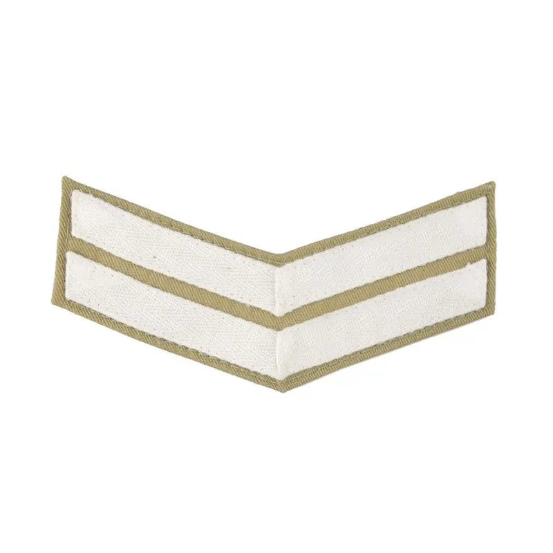 2 Bar Chevrons Corporal (Cpl) Service Stripe Royal Marines Badge wyedean