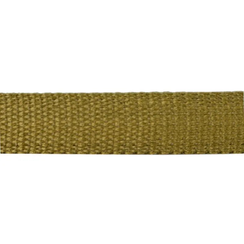 25mm Khaki Green Plain Weave Cotton Webbing wyedean
