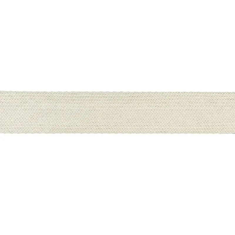 32mm Natural White Worsted Flat Braid wyedean