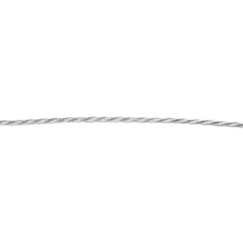 3mm Silver Twisted Metallised Polyester String Braid wyedean