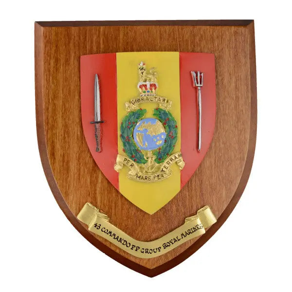43 CDO FPG RM 43 Commando Fleet Protection Group Unit Crest / Plaque Wyedean