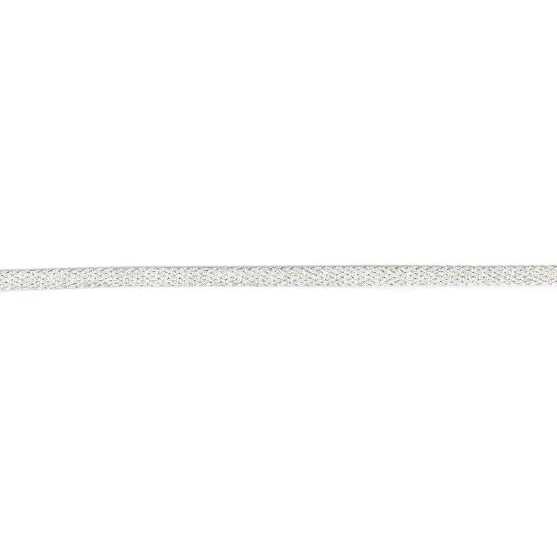 6mm Silver Metallised Polyester Tubular Braid wyedean