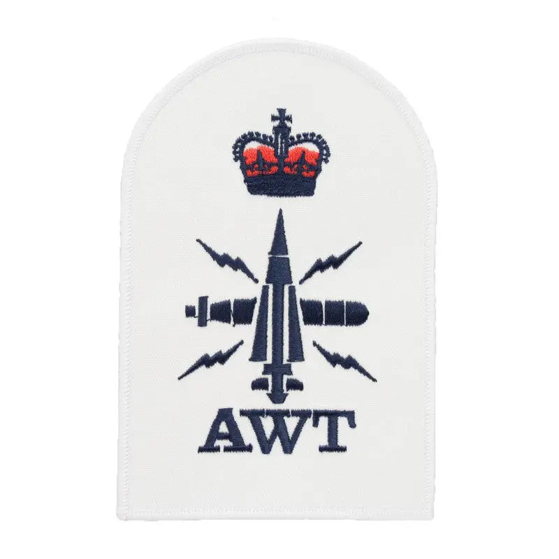 Above Water Tactical (AWT) Petty Officer (PO) Royal Navy Badge · Wyedean