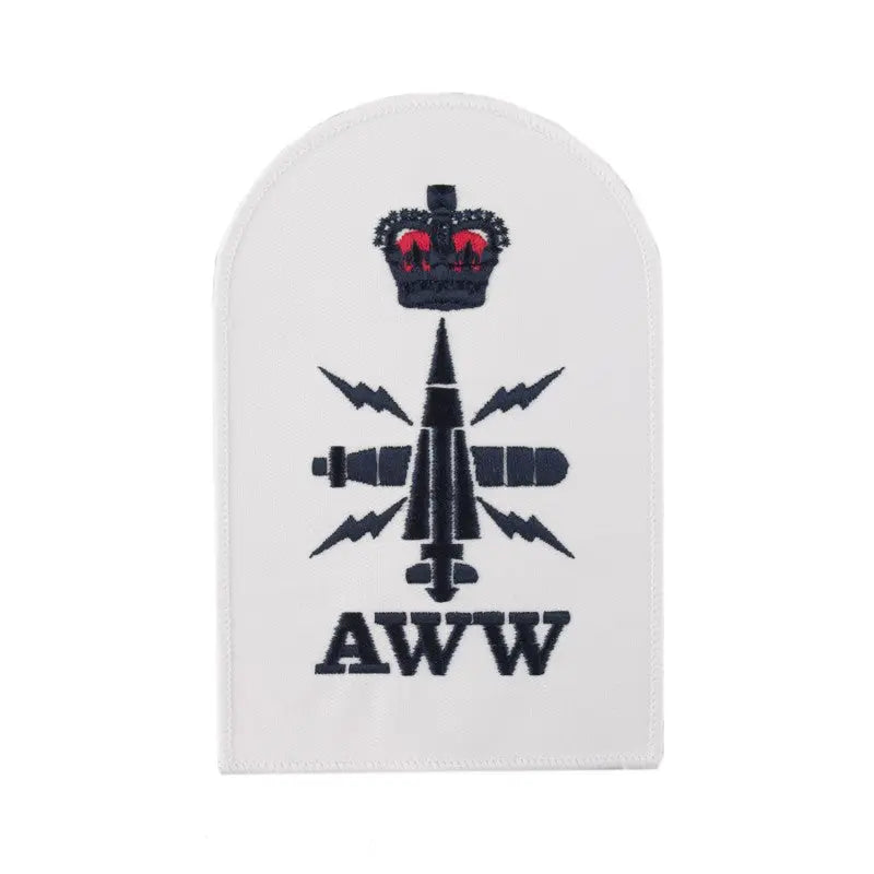 Above Water Weapons (AWW) Petty Officer (PO) Royal Navy Badge wyedean