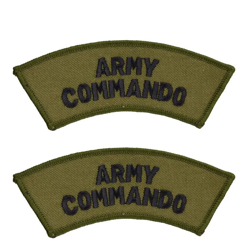 Army Commando Shoulder Title Flash British Army Badge wyedean