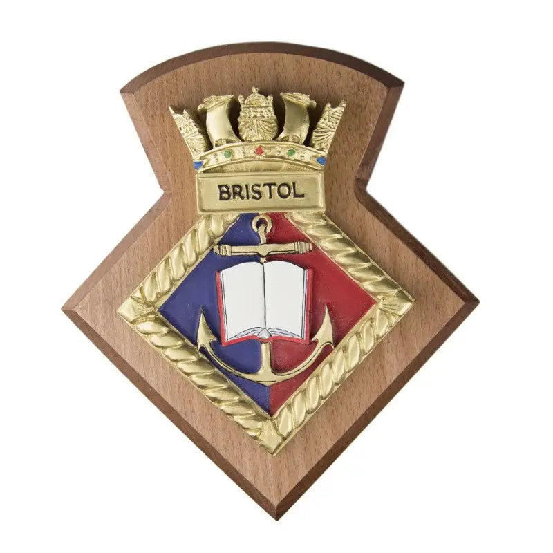 Bristol URNU Bristol University Royal Naval Unit Crest / Plaque wyedean
