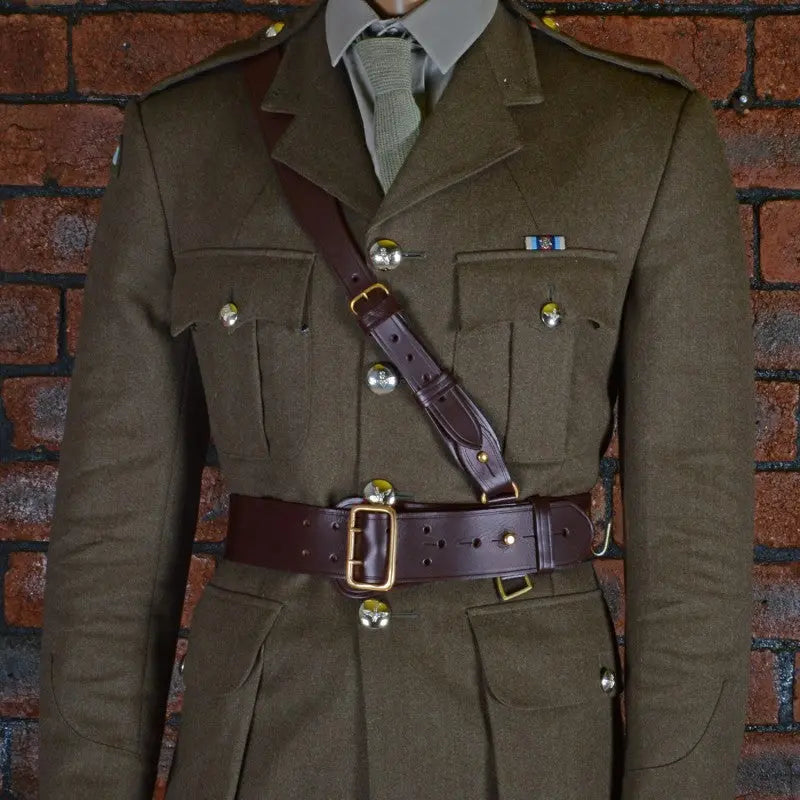Brown Shoulder Belt Sam Browne British Army Regiments and Corps wyedean