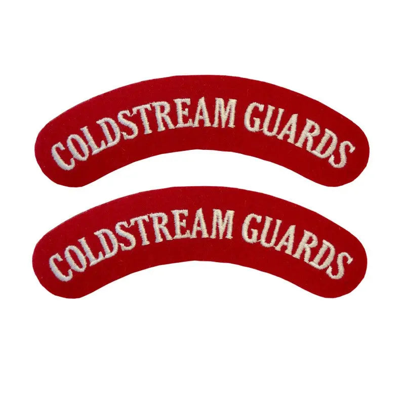 Coldstream Guards Shoulder Title Flash British Army Badge wyedean