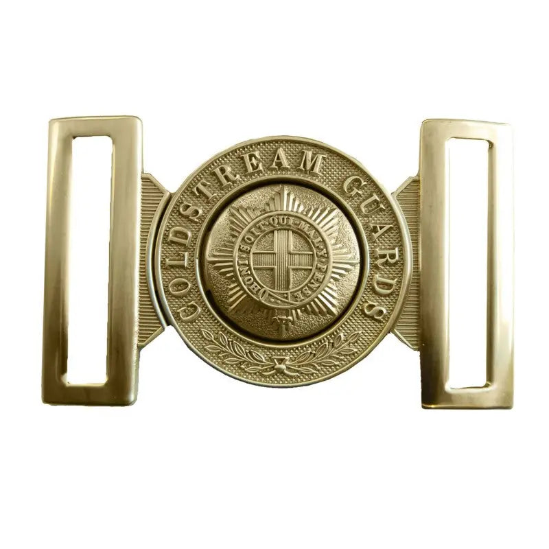 Coldstream Guards Waist Belt Buckle / Locket Brass wyedean