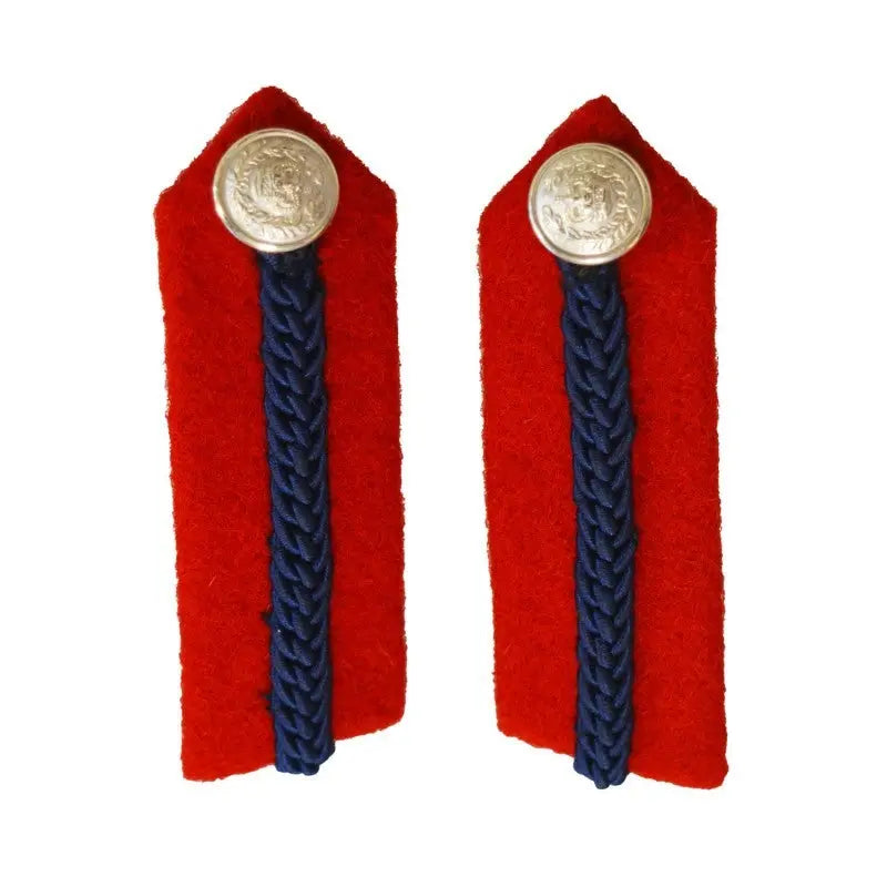 Deputy Lieutenant No. 1 Dress Short Red/Blue Gorgets (Female) wyedean