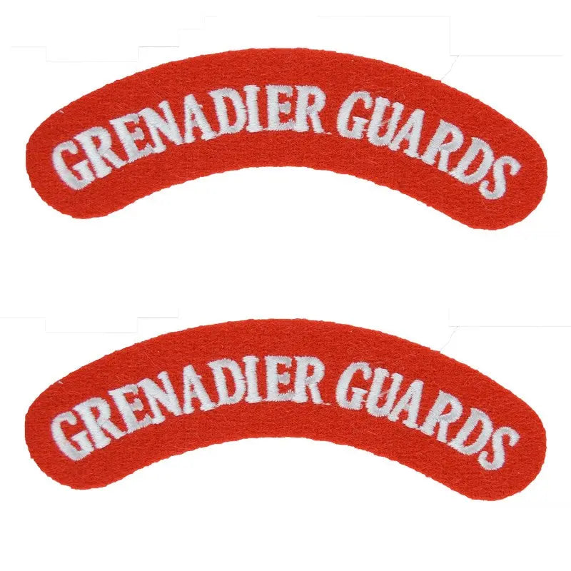 Grenadier Guards Shoulder Title Flash British Army Badge wyedean