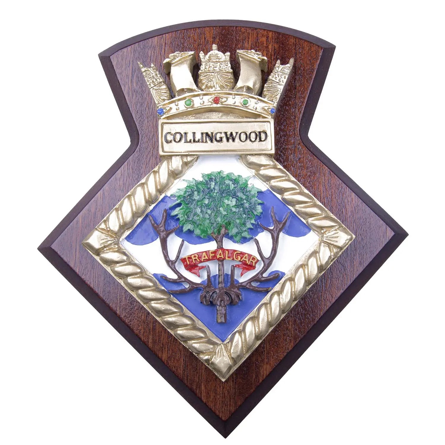 HMS Collingwood Ship Crest / Plaque wyedean
