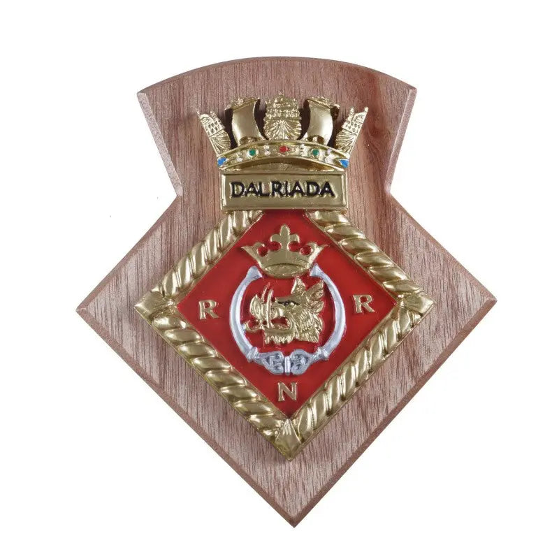 HMS Dalriada Royal Navy Reserve Unit Crest / Plaque wyedean
