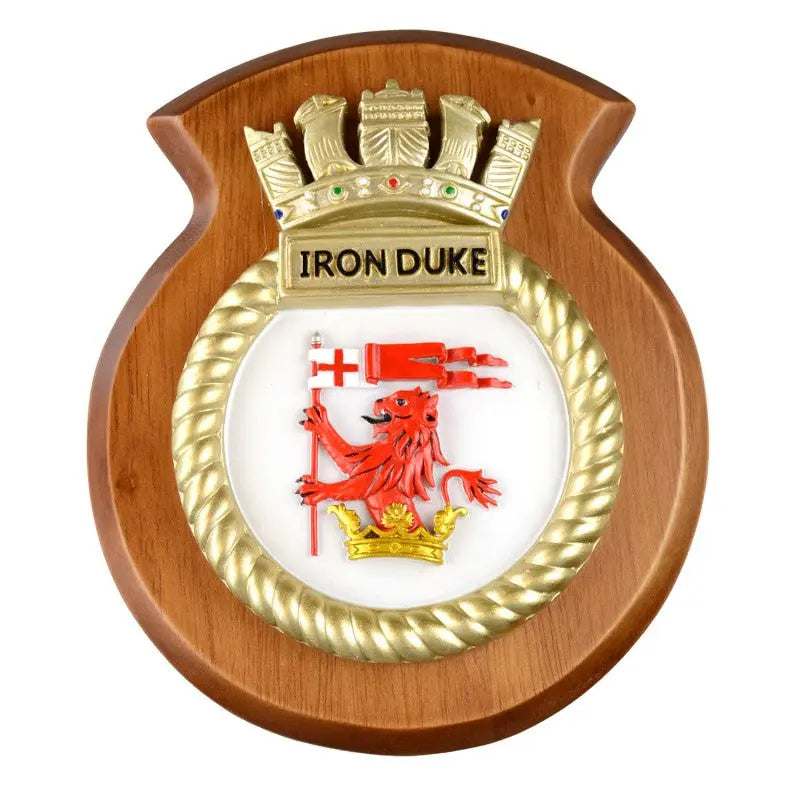 HMS Iron Duke Ship Plaque / Crest wyedean