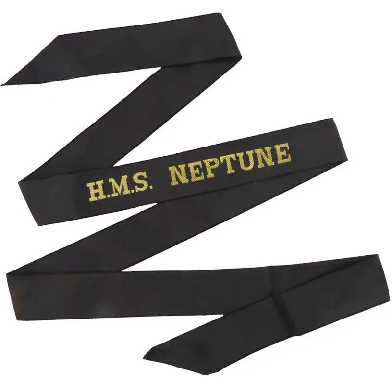 HMS Neptune Cap Tally Royal Navy Wyedean