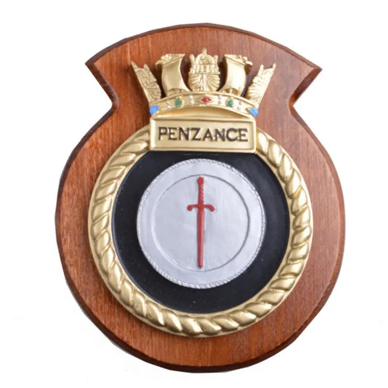 HMS Penzance Ship Plaque / Crest wyedean