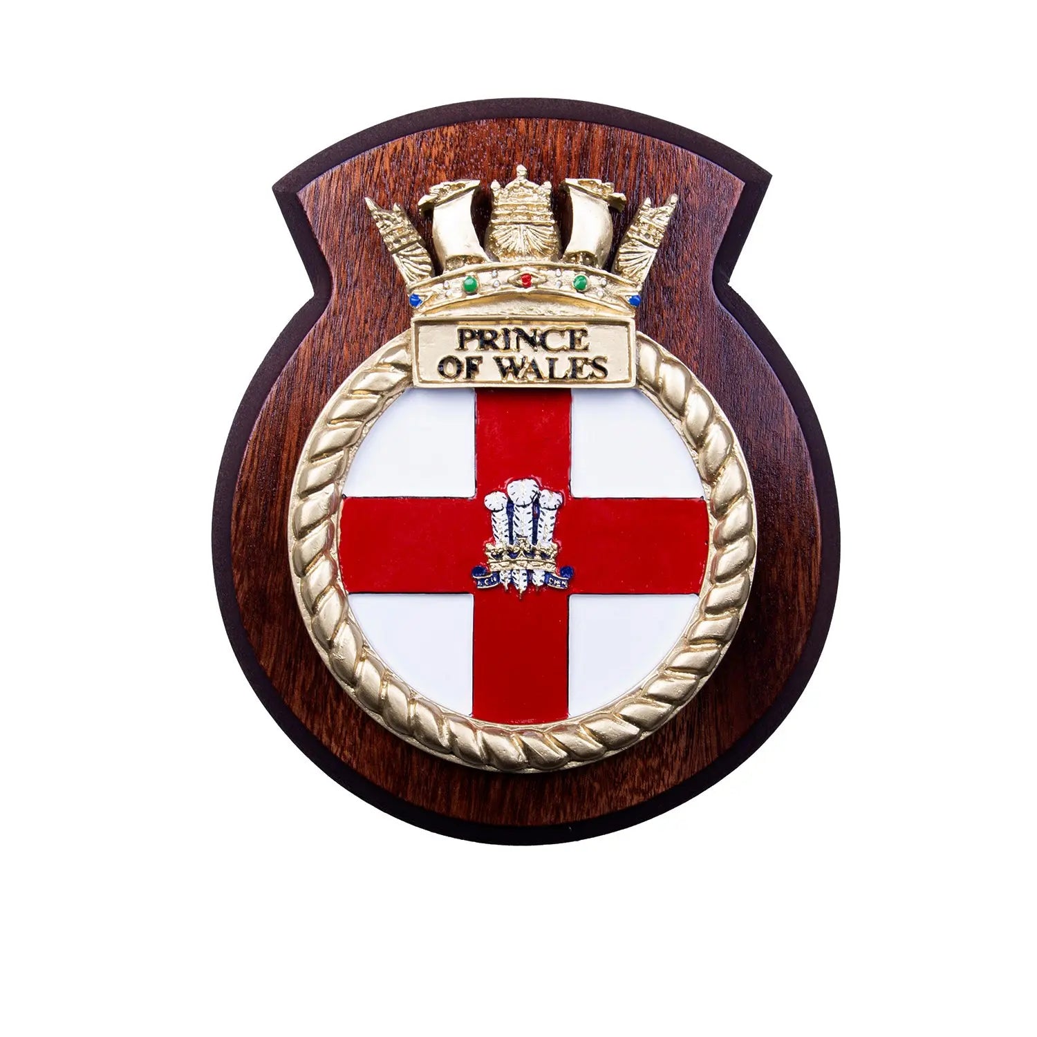 HMS Prince of Wales Ship Crest / Plaque wyedean