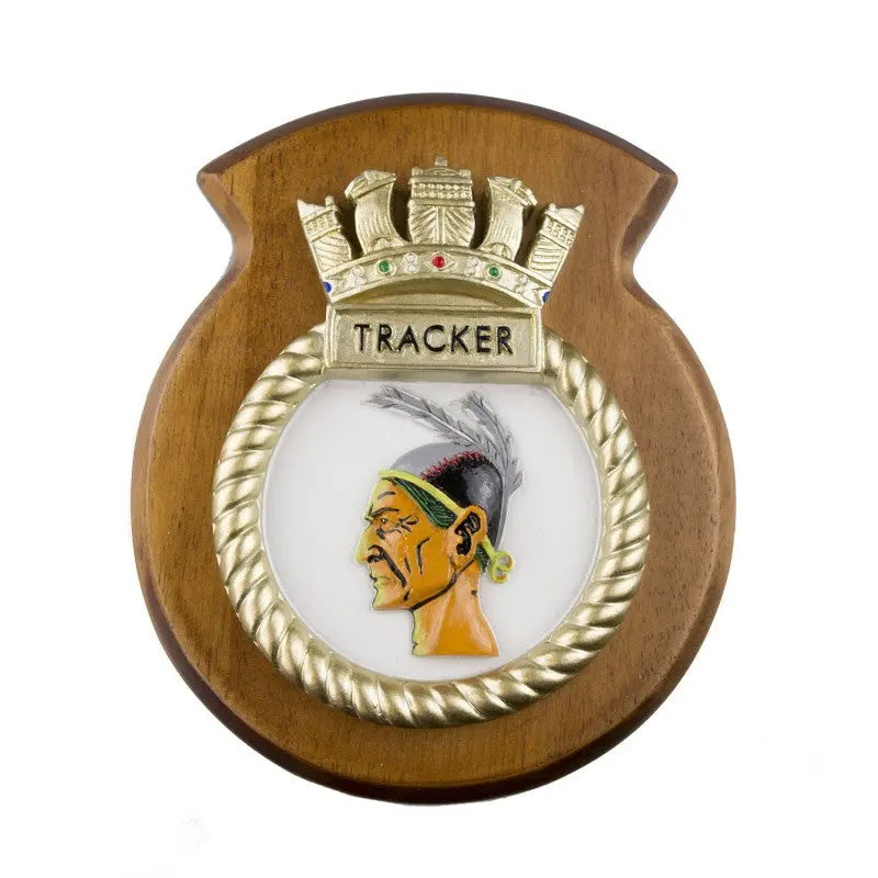 HMS Tracker Ship Crest / Plaque wyedean