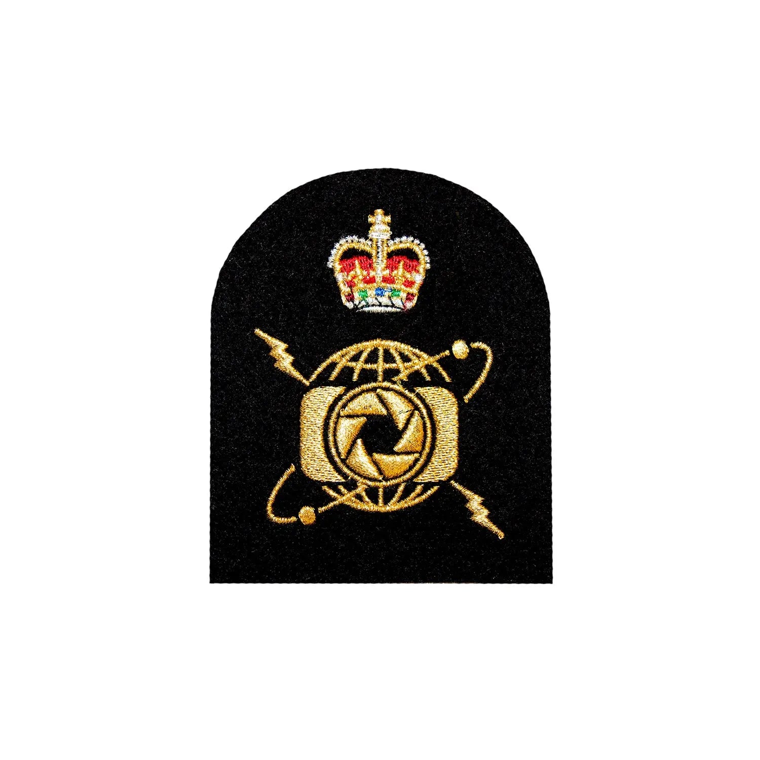 Photographer (P) Petty Officer Royal Navy Badge wyedean