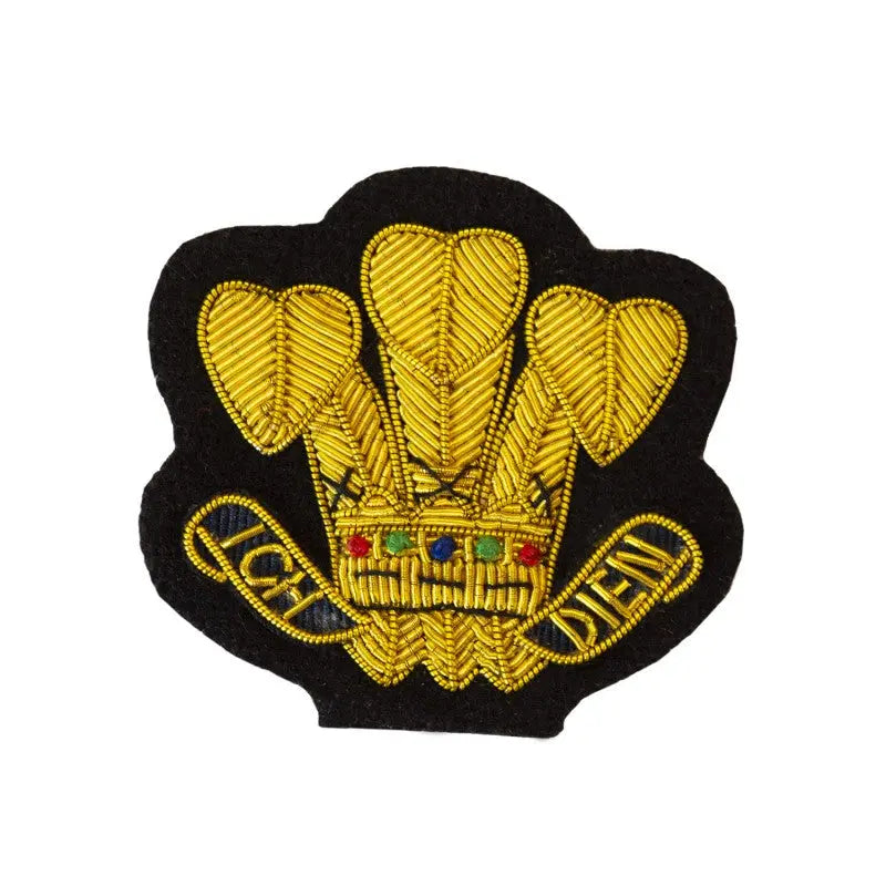 Prince of Wales Feathers Deputy Lieutenant Cap Badge wyedean