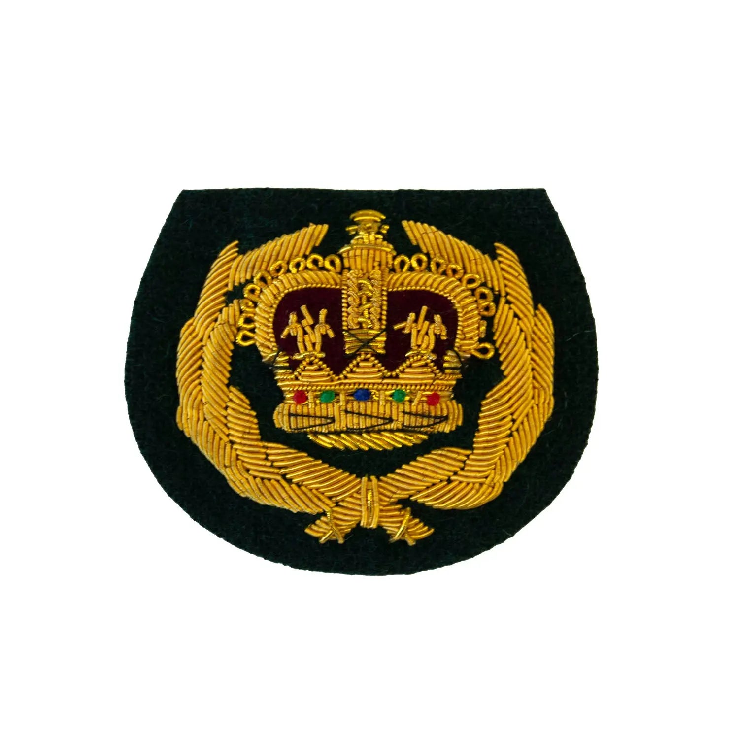 Quartermaster Sergeant WO2 Royal Marines Crown and Wreath Rank Badge wyedean