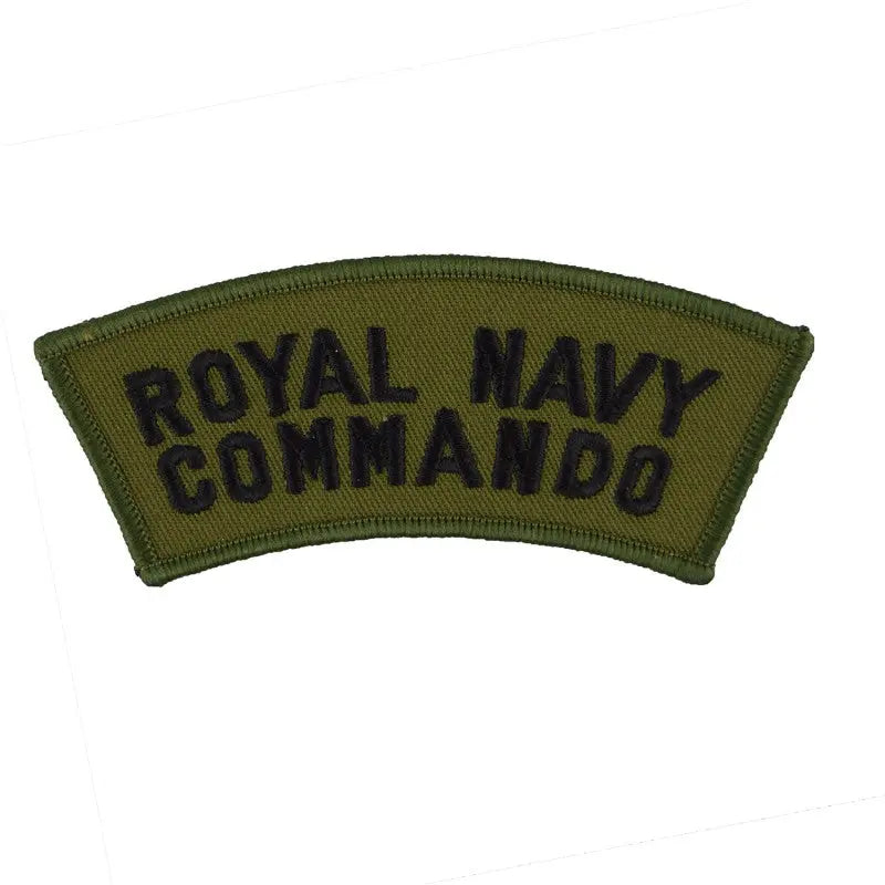 Royal Navy Commando Staff Sergeant  Shoulder Title Flash  Royal Navy Badge wyedean