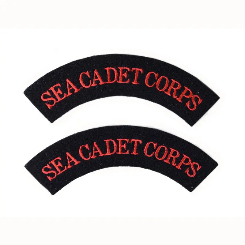 Sea Cadet Corps Shoulder Title Flash Cadets Badge wyedean