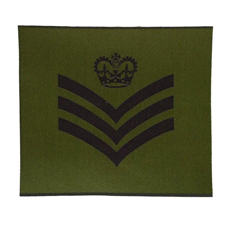 Staff Sergeant  Rank Patch British Army Badge wyedean