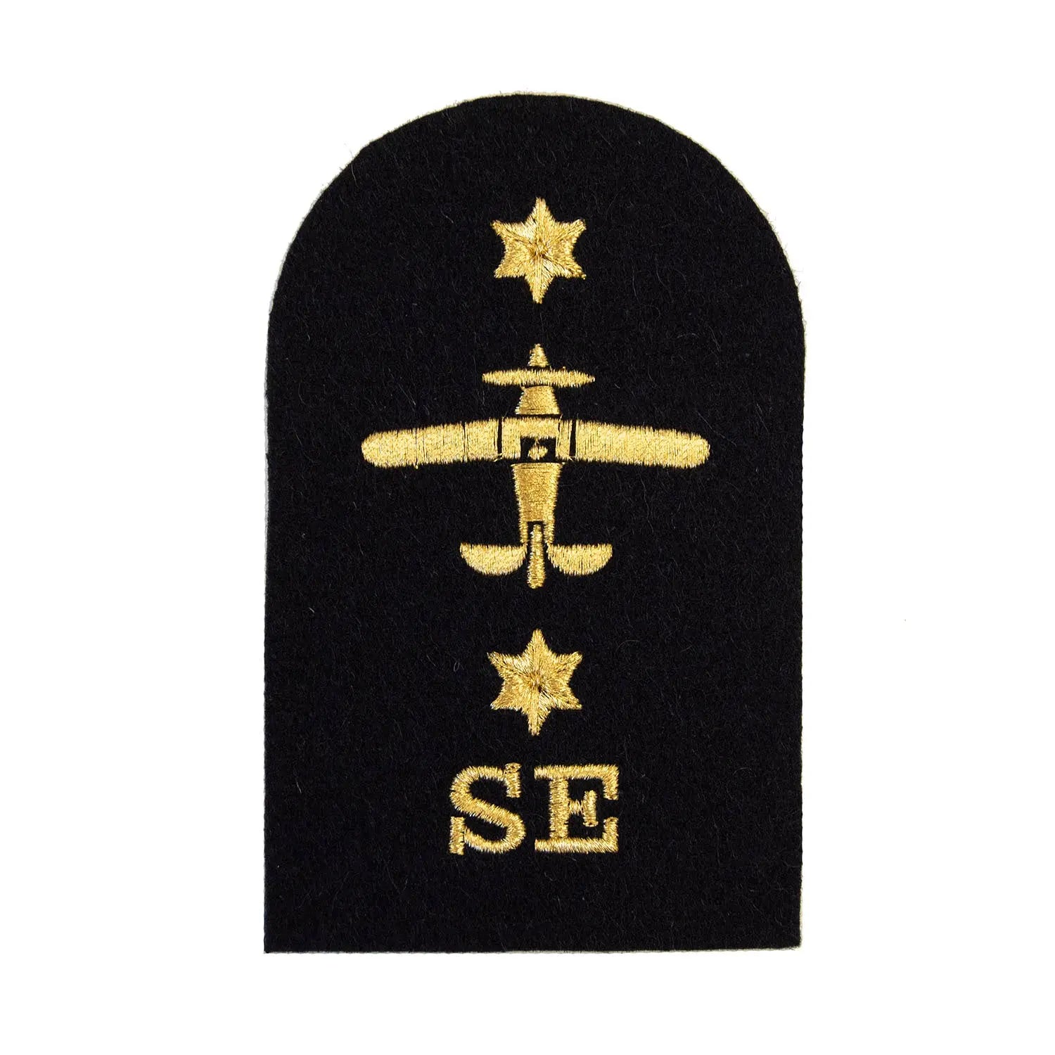 Badge Épinglette Royal Navy - Revers Métallique Doré Avec Émail Premium