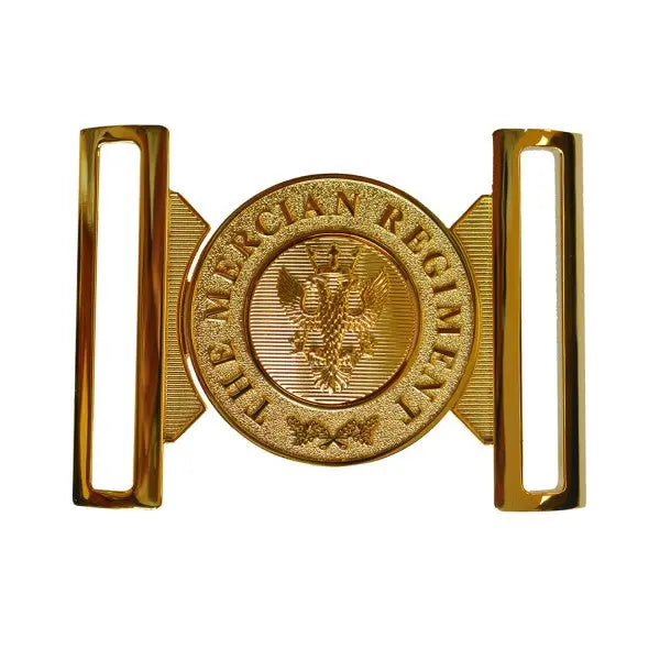 The Mercian Regiment  British Army Waist Belt Buckle / Locket Gold Plated wyedean