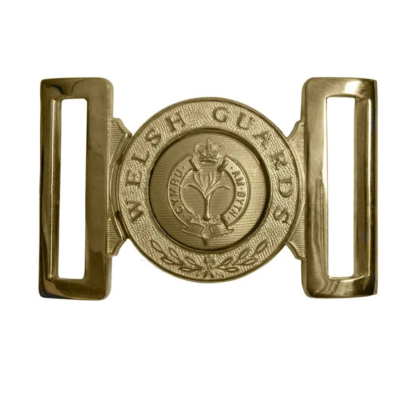 The Welsh Guards British Army Waist Belt Buckle / Locket Brass wyedean