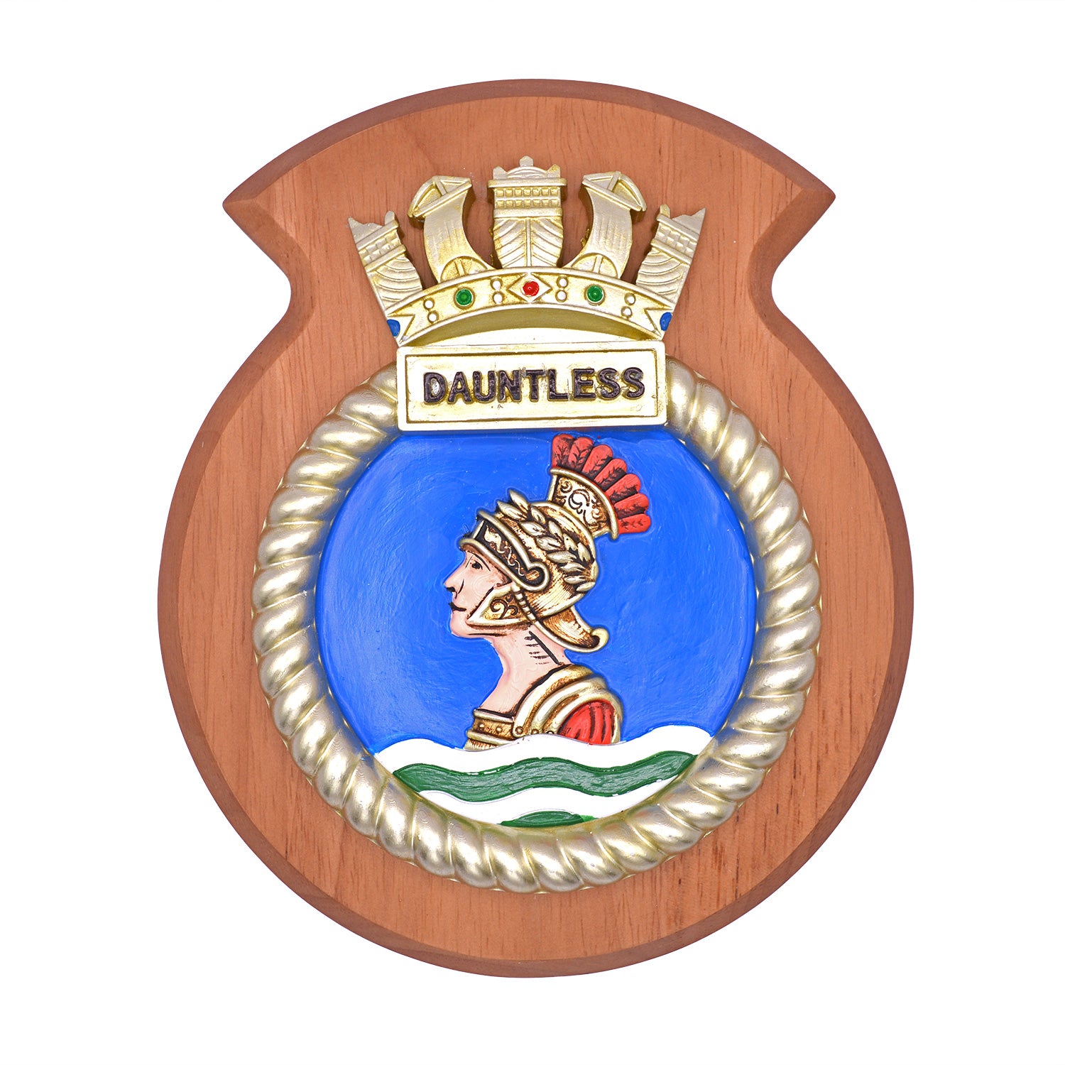 HMS DAUNTLESS Unit Crest / Plaque / Badge