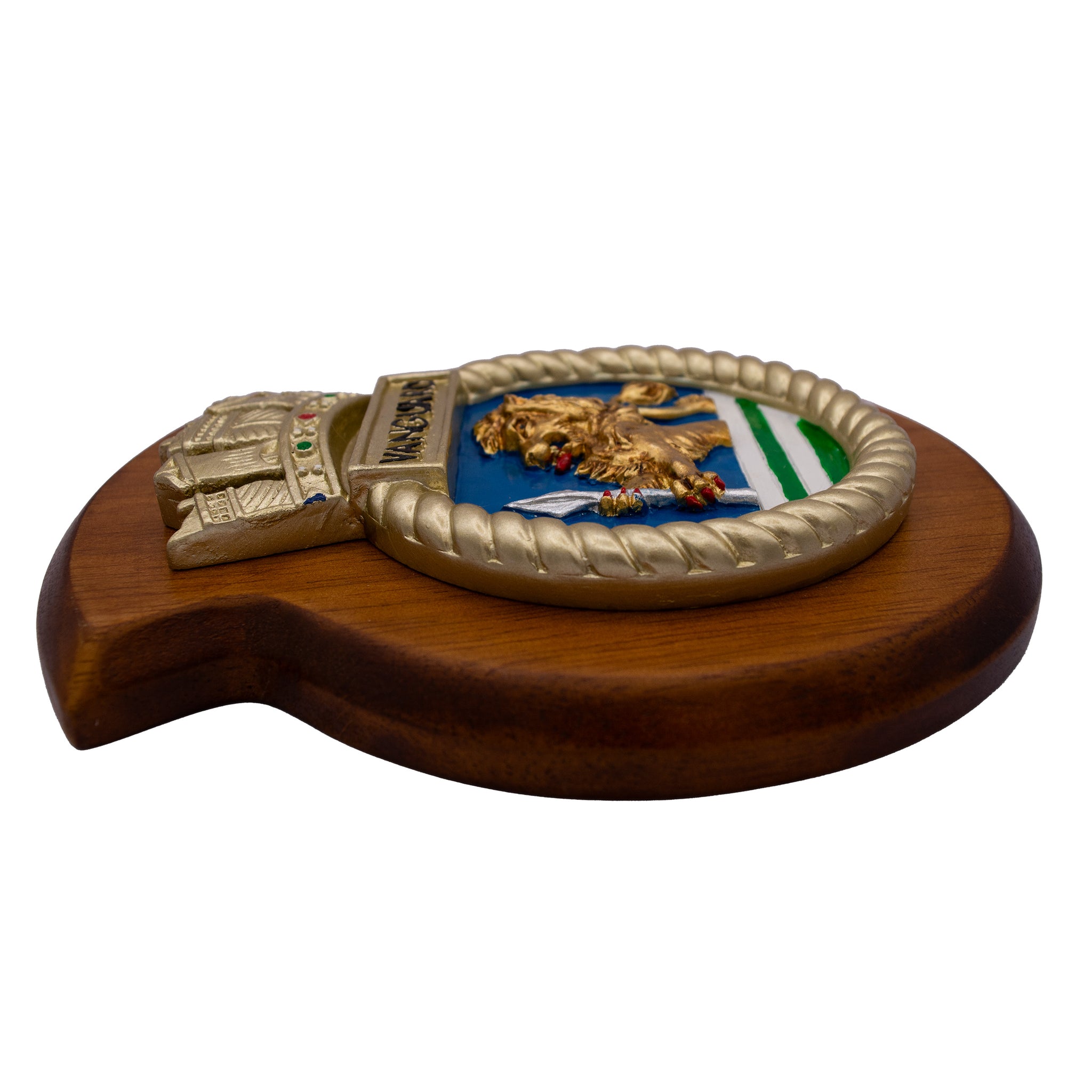 HMS VANGUARD Unit Crest / Plaque / Badge