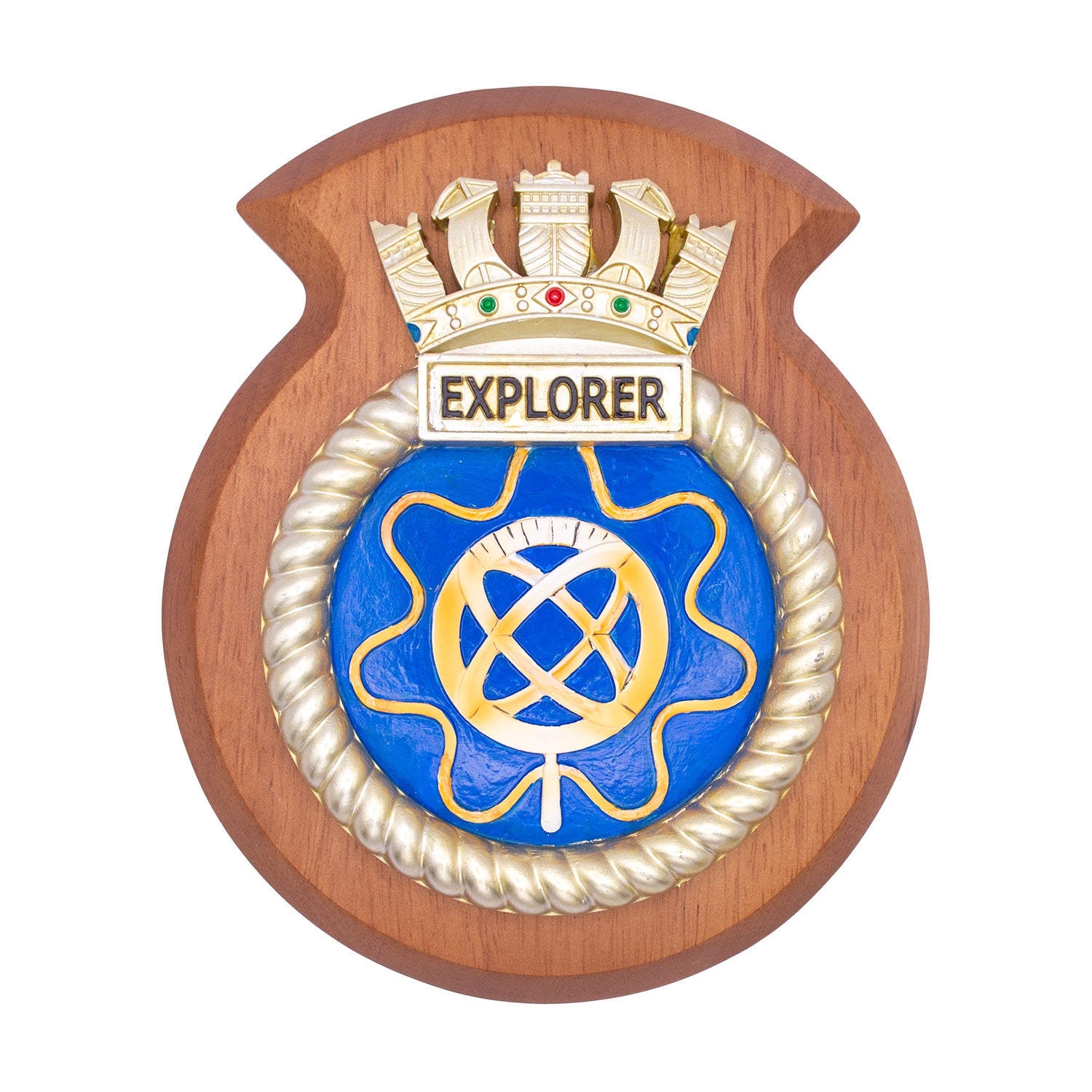 HMS EXPLORER Unit Crest / Plaque / Badge