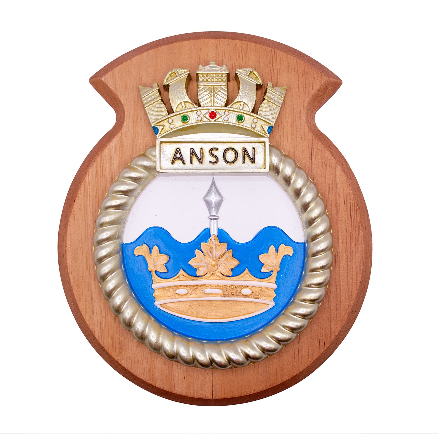 HMS ANSON Unit Crest / Plaque / Badge