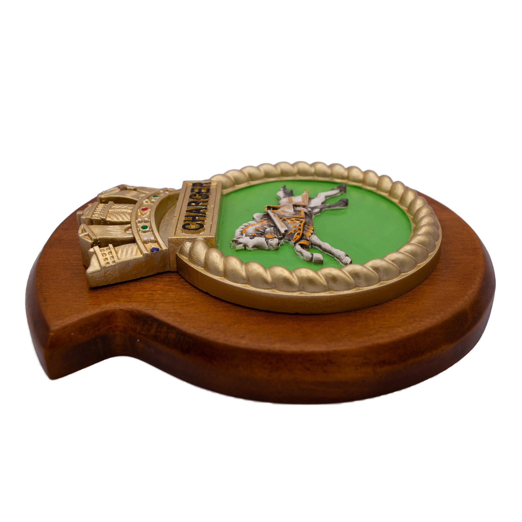 HMS CHARGER Unit Crest / Plaque / Badge