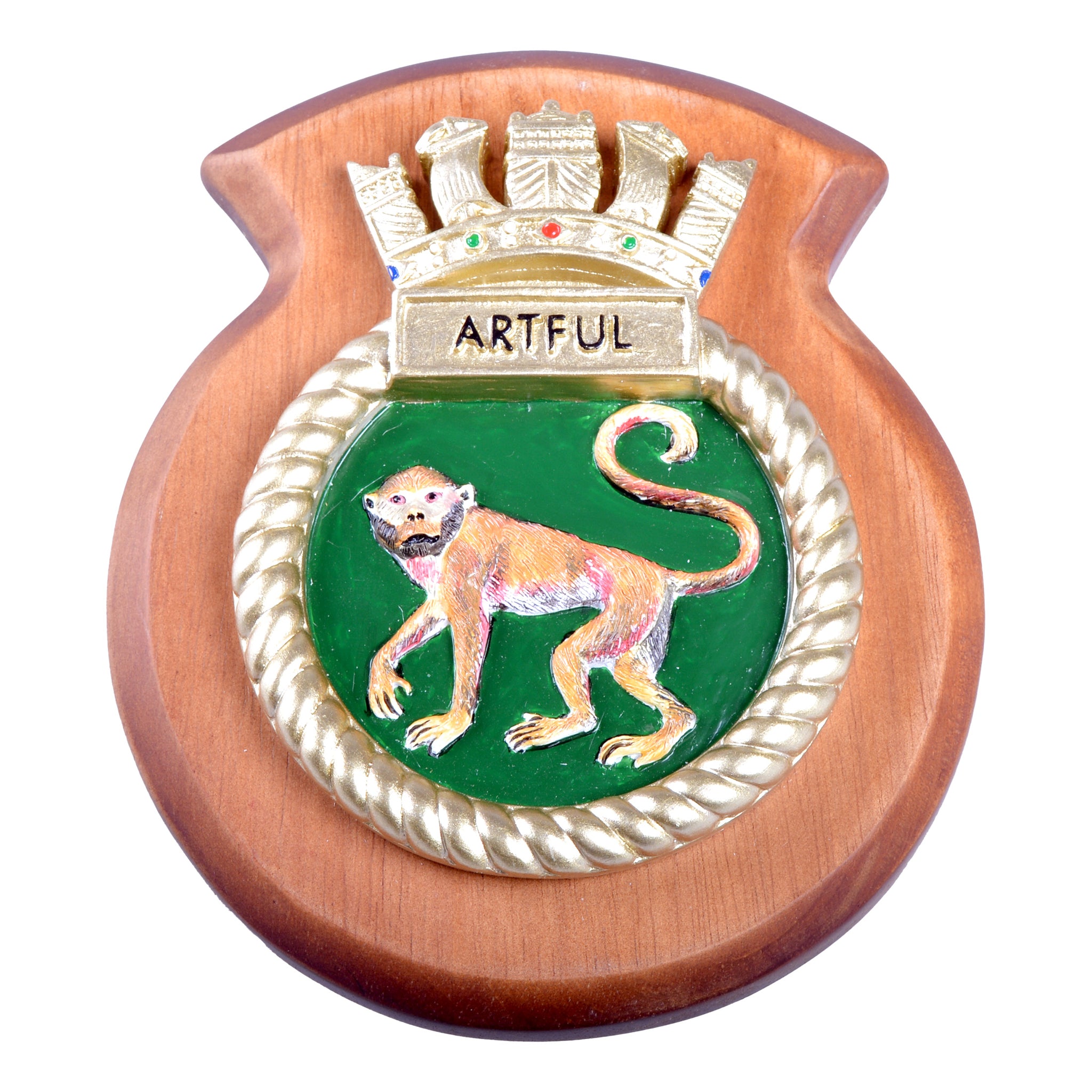 HMS Artful Ship Crest / Plaque