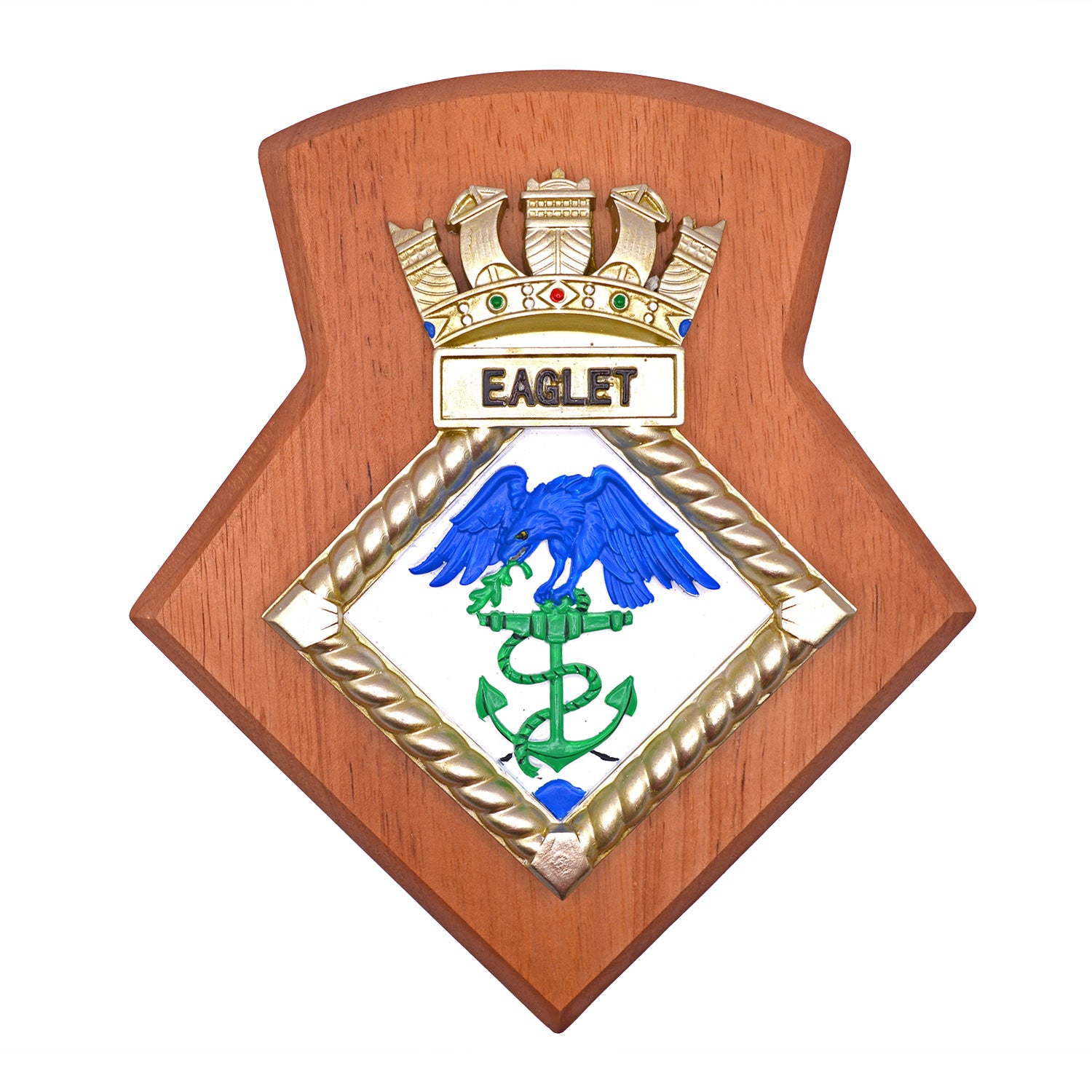 HMS EAGLET Unit Crest / Plaque / Badge