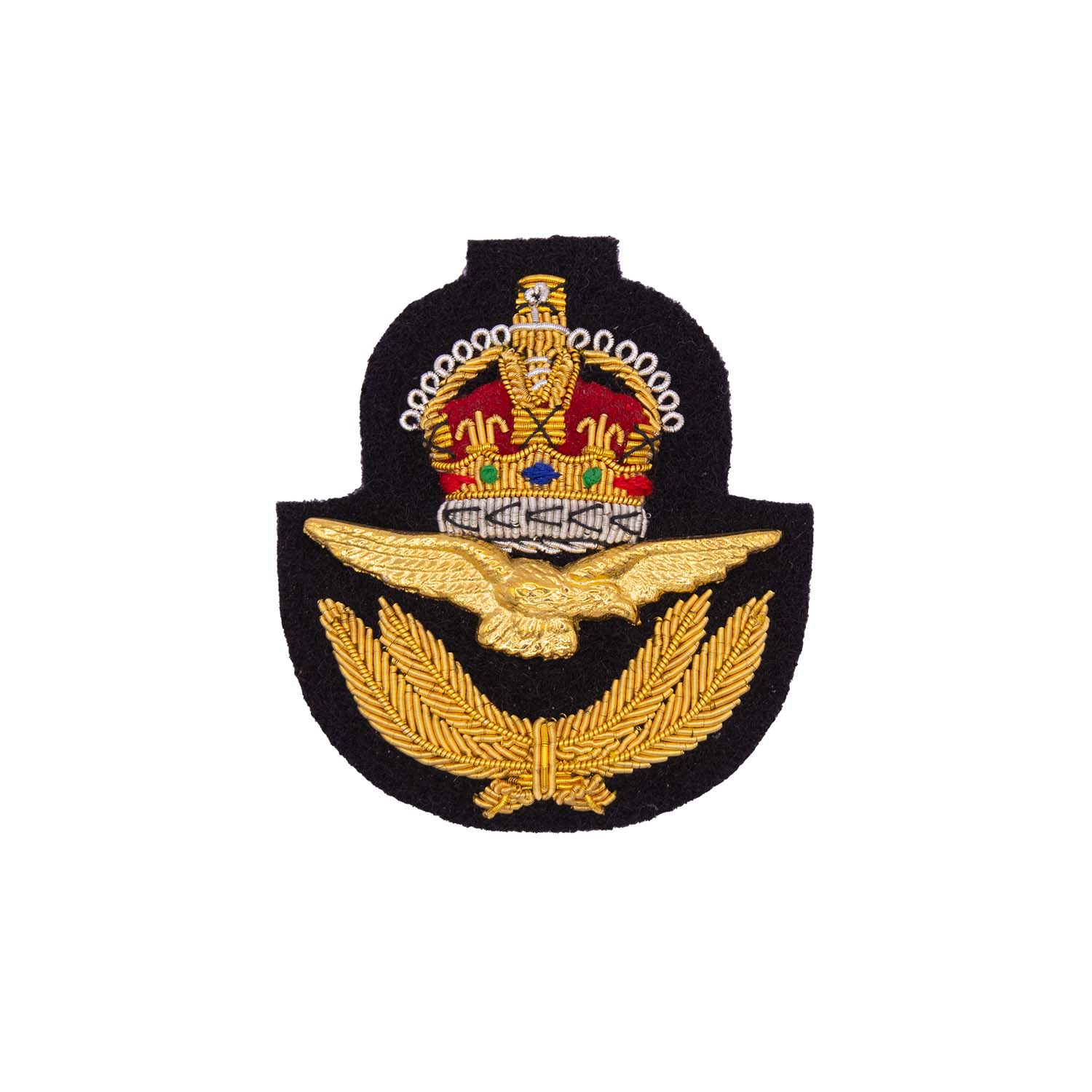 GBイギリス軍/英軍＊ＲＡＦ/空軍＊９Ｋ金製パイロットＷＩＮＧブローチ（実物） GBイギリス軍/英軍＊RAF/空軍＊9K金製パイロットWINGブローチ