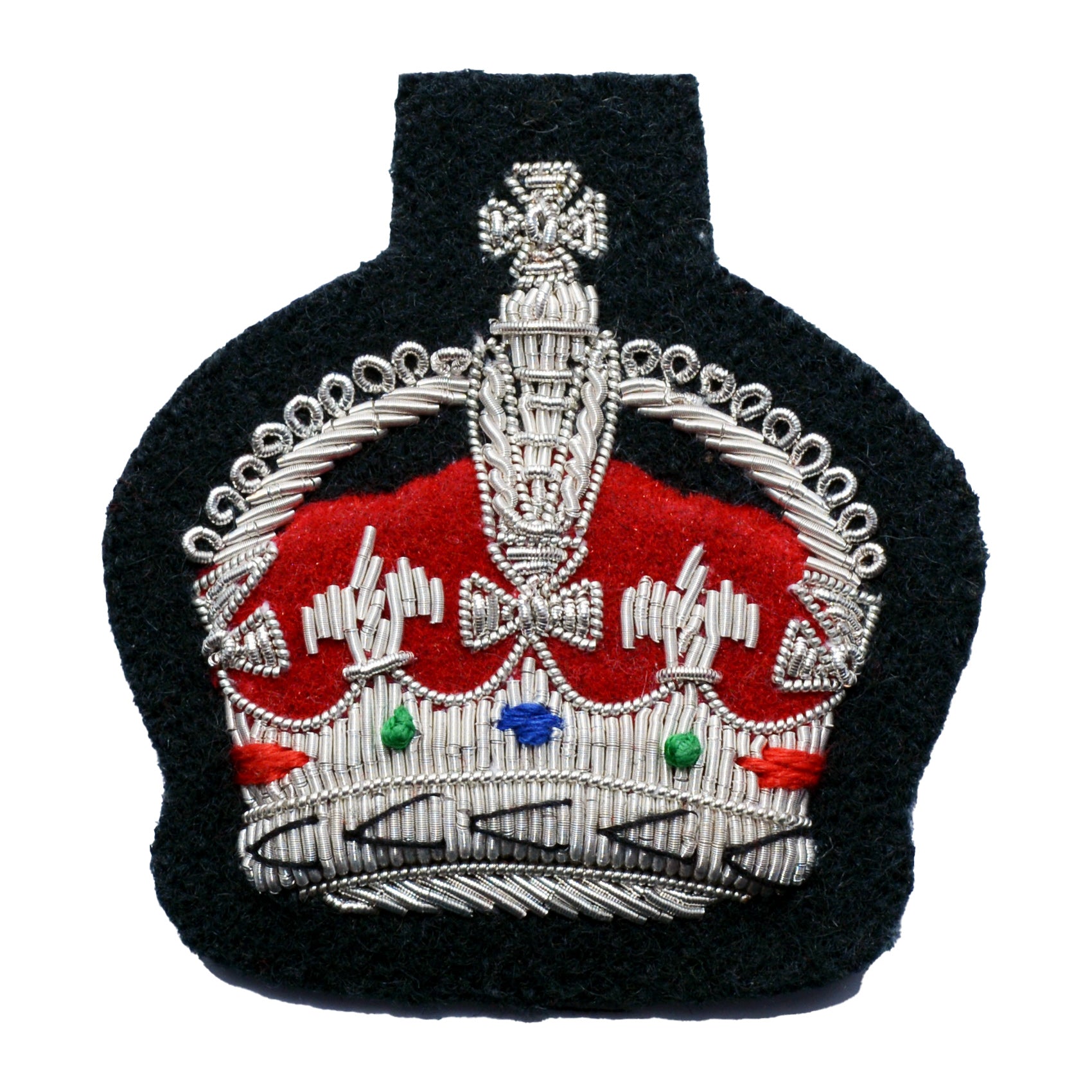 (Kings Crown) QMS, CSgt and SSgt Small Crown Rank Badge Royal Irish Re