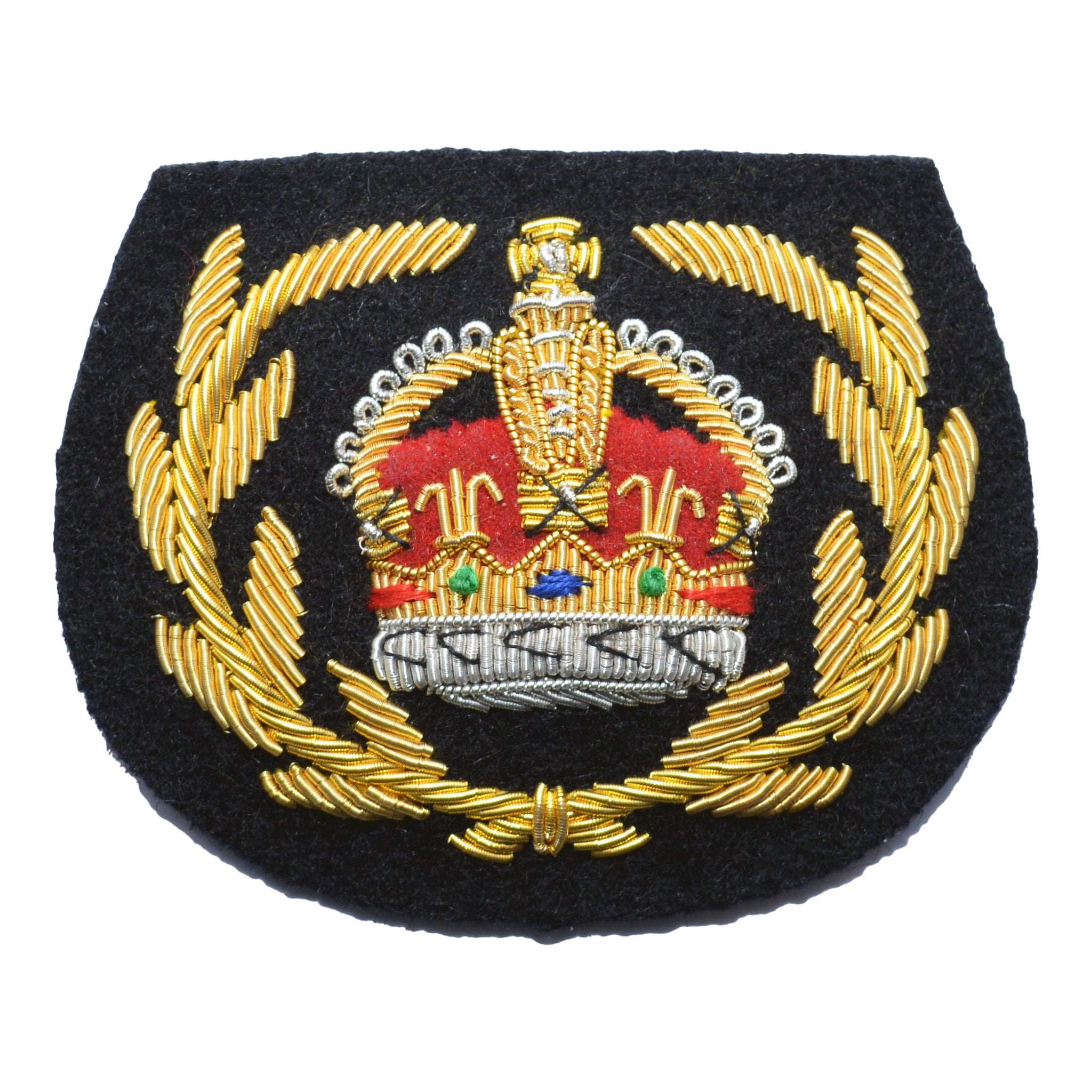 Wo2 Rank Badge (Kings Crown) Warrant Officer Class 2 (WO2) Crown and Wreath Rank Badg