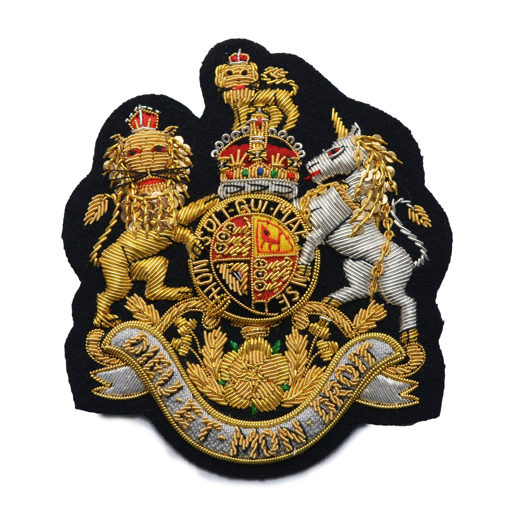 (King's Crown) Warrant Officer Class 1 (WO1) Superintending Clerk and Regimental Sergeant Major (RSM) Royal Arms Rank Badge British Army