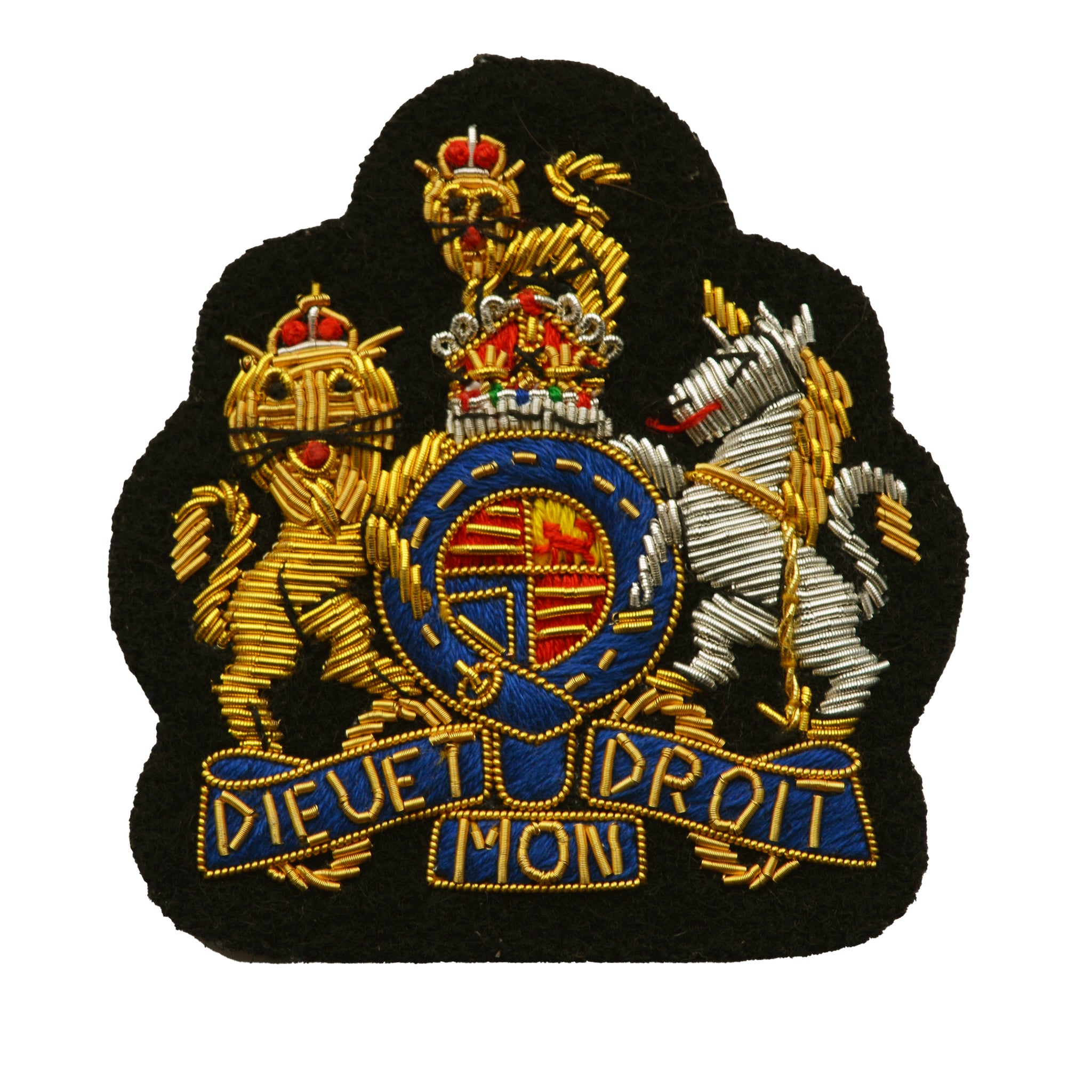 (Kings Crown) Warrant Officer Class 1 (WO1) Royal Tank Regiment (RTR) Royal Arms Rank Badge British Army Badge