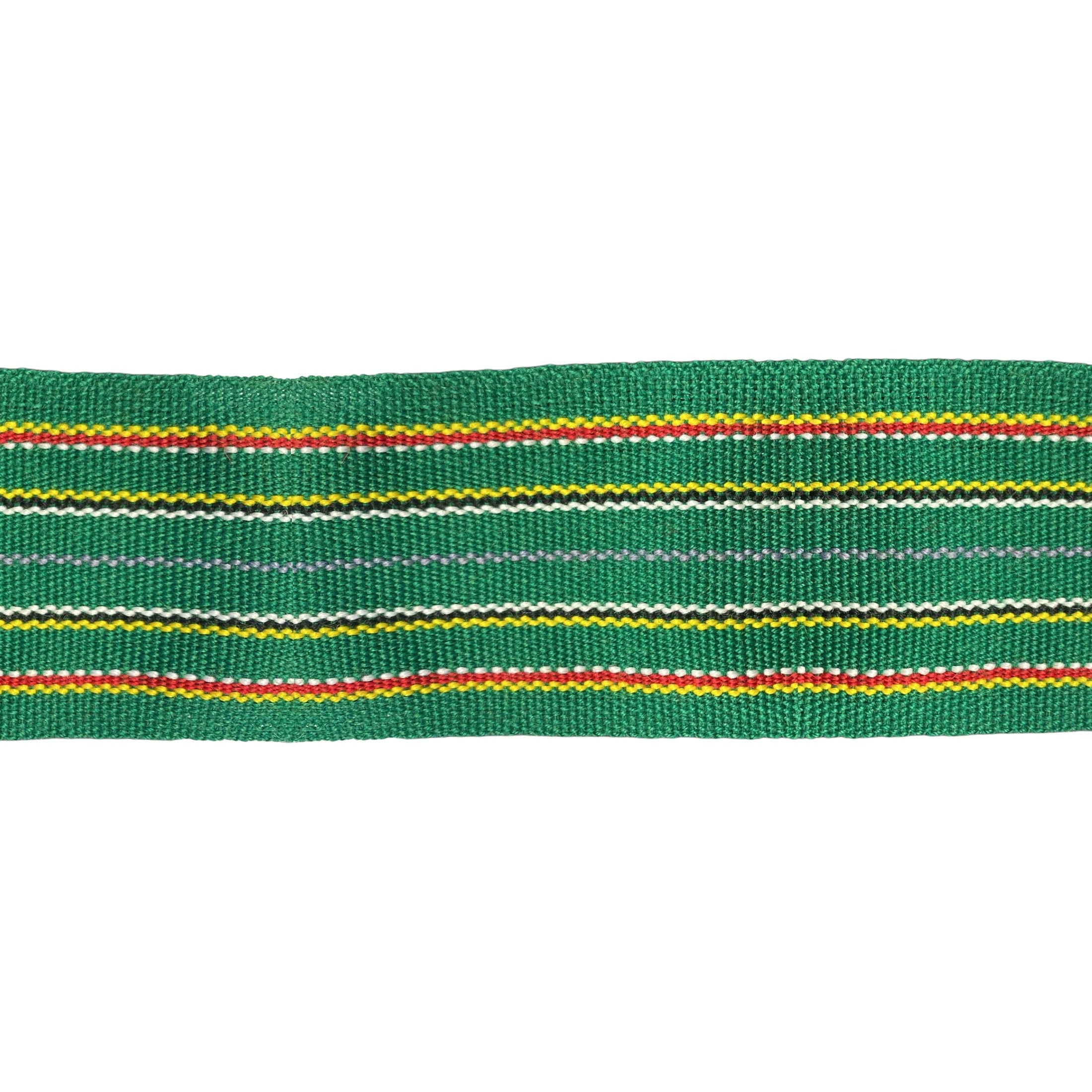 Garter Flash Webbing Plain Weave Worsted Green